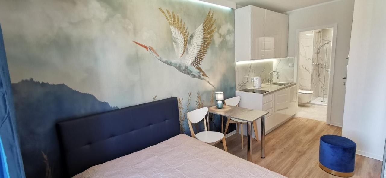 Wow Flou Przystan Letnica Apartamenty 700M Plaza Gdańsk Kültér fotó