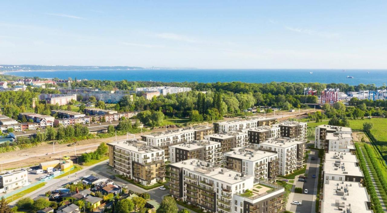 Wow Flou Przystan Letnica Apartamenty 700M Plaza Gdańsk Kültér fotó